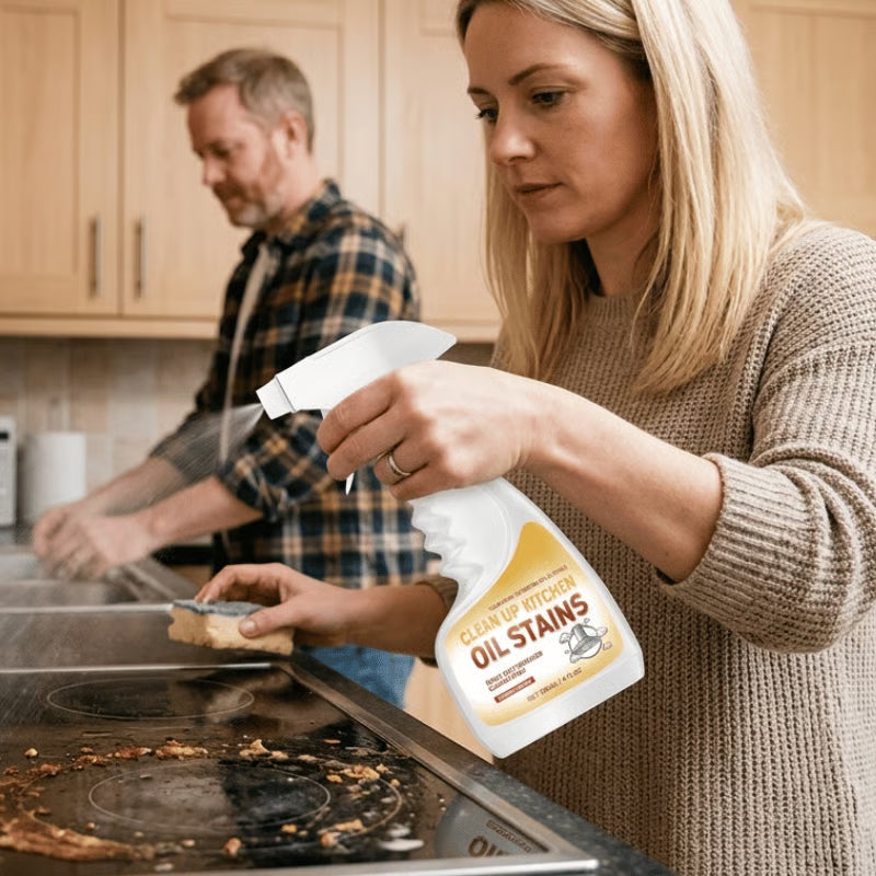 Say Goodbye to Grease! Powerful Kitchen Degreaser Spray – Cuts Through Tough Grease in Seconds