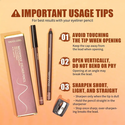 24HR Waterproof Smudge-Proof Long Lasting Eyeliner Pencil