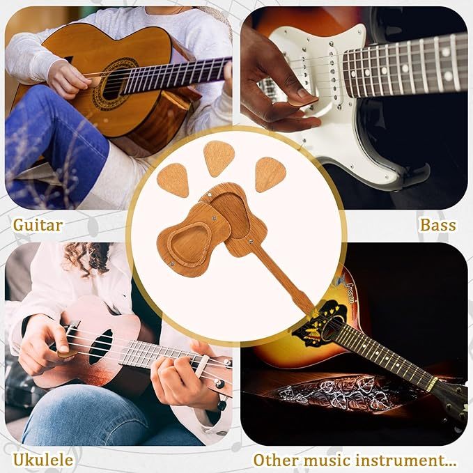 LAST DAY 55%OFFWooden Acoustic Guitar Pick Box