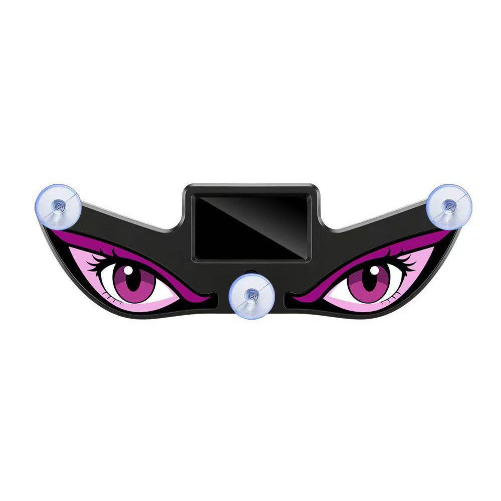 Dynamic LED Car Rear Window Display – Vampire Devil Eye Emoji Panel