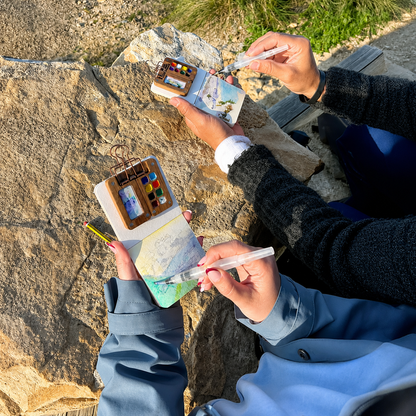 Over 50% OFF Today! Pocket-Sized Watercolor Set for Travel & Journaling