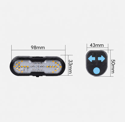 Hot Sale Ride Safer at Night with Remote Turn Signals