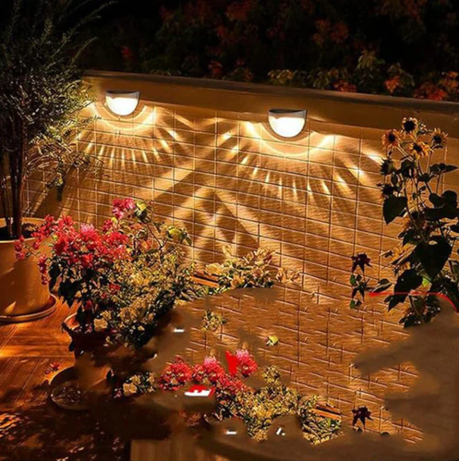 Solar Step Lights – Waterproof Garden Glow in Warm, White & Color Modes