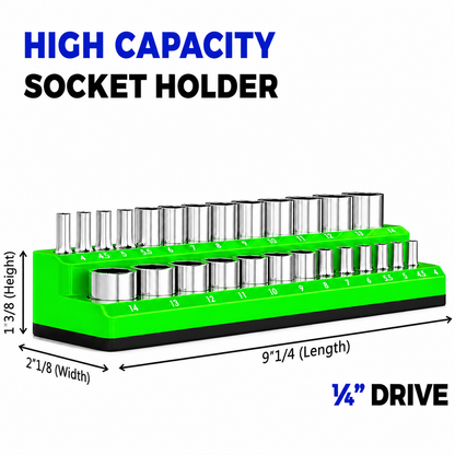 Magnetic Socket Organizer-Find Every Socket Instantly