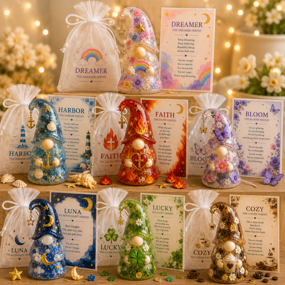 Last Day Buy 1 Get 1 Free Emotional Support Gnome Collection