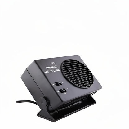 12V Ceramic Car Fan Heater - Portable Defroster & Warmer