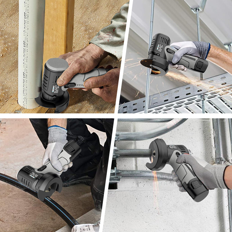 12V Mini Angle Grinder with Cutting Disc – Ideal for Precise Cutting and Grinding