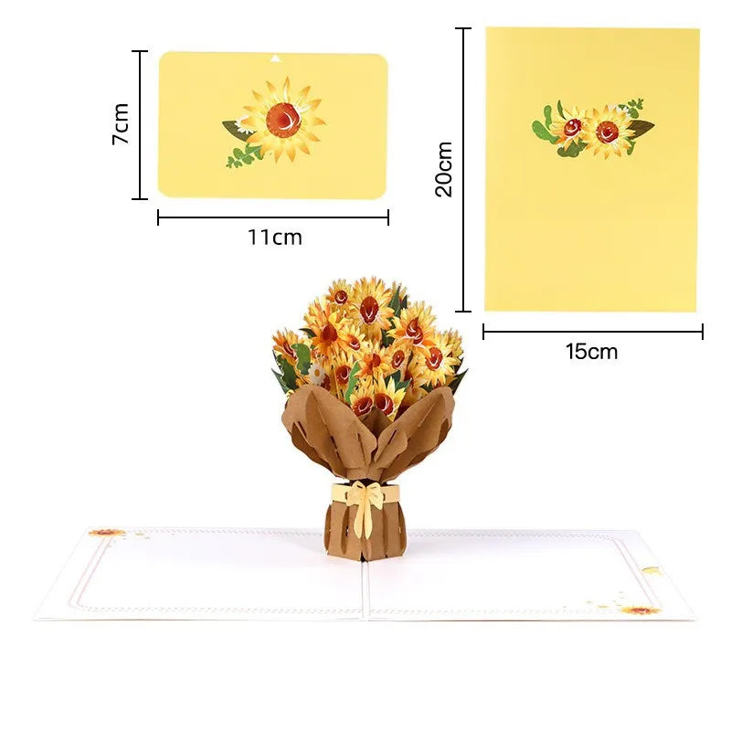 35K+ SOLD! Forever-Blooming 3D Flower Pop-Up Card – A Beautiful Way to Say “I Love You”