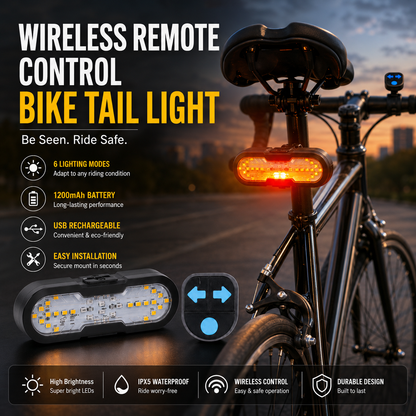 Hot Sale Ride Safer at Night with Remote Turn Signals