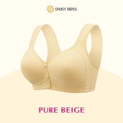 Daisy - Front-Button Wireless Comfort Bra