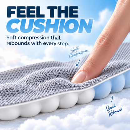 2pairs 4D Cloud Comfort Insoles – Soft Cushioning & All-Day Support