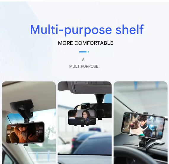New Arrival 360° Rotating Car Phone Mount – Secure & Adjustable for Easy Viewing