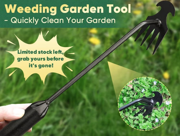 Deep-Grip Weed Puller – Fast Root Removal & Soil Cultivation