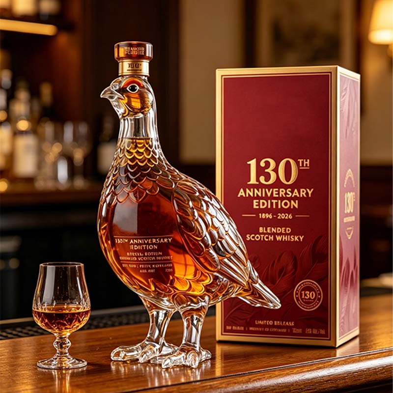 130th Anniversary Edition Blended Scotch Whisky Bottle