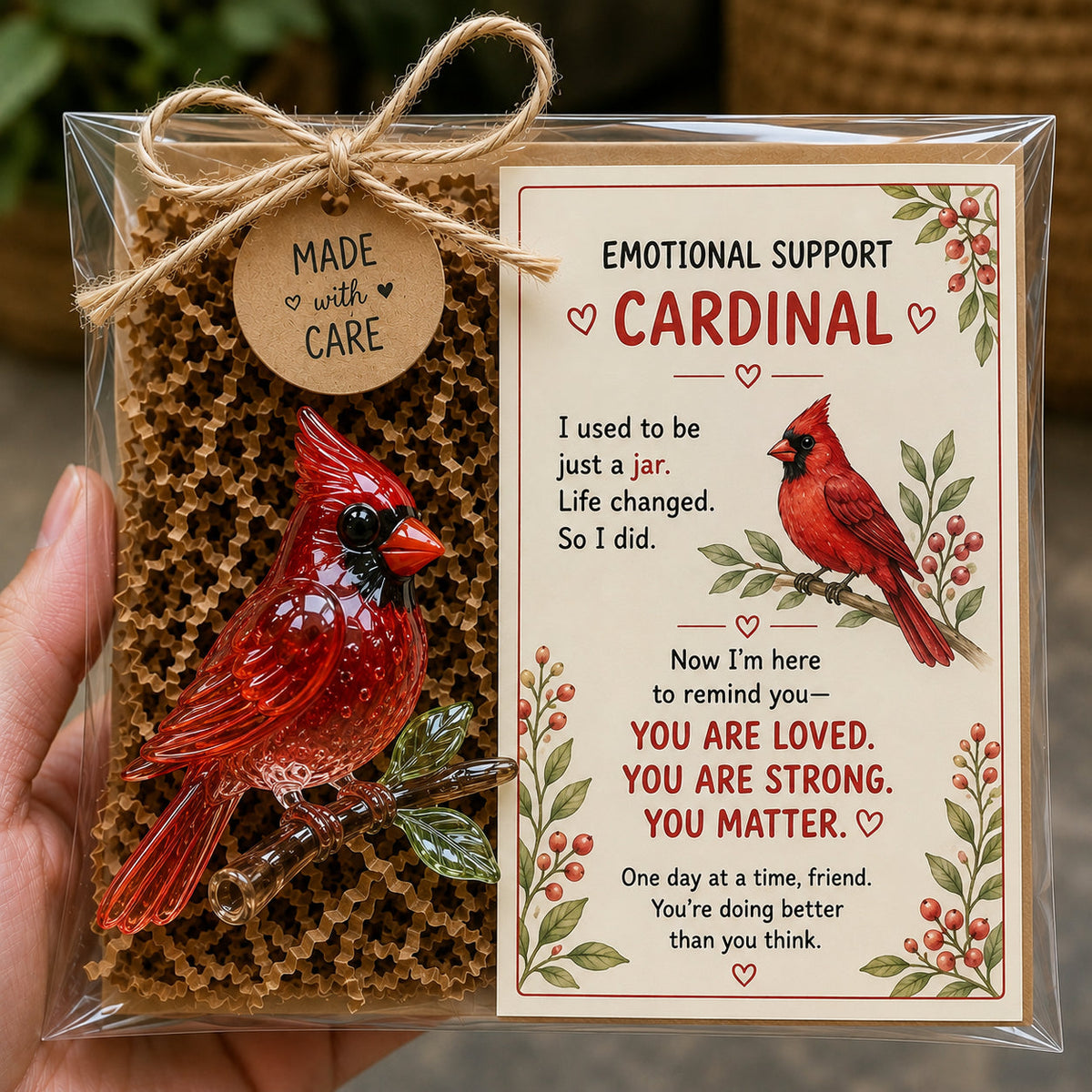 Buy 3, Get 1 Free Emotional Support Glass Animal Gift – A Little Reminder You Matter.