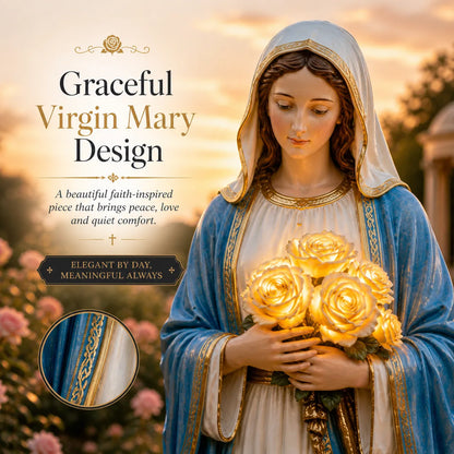 Virgin Mary Garden Light