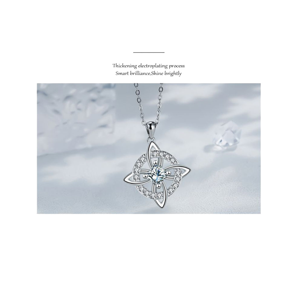 Mystical Birthstone Witches Knot Necklace – Natural CrystalProtect Your Loved Ones
