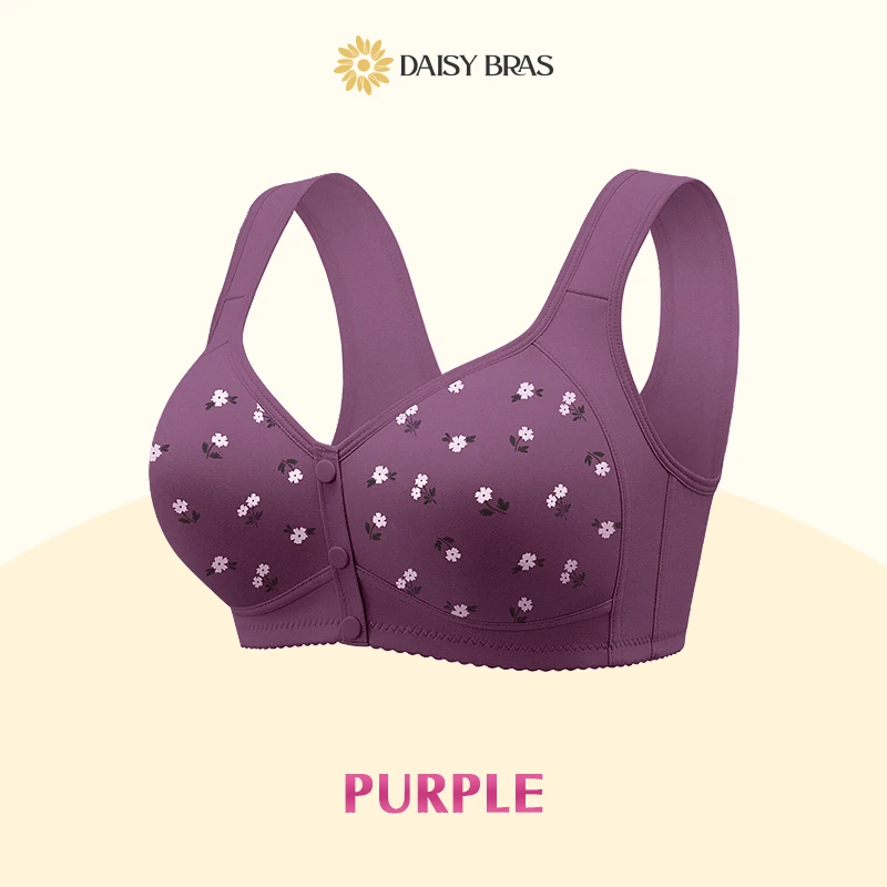 Daisy - Front-Button Wireless Comfort Bra