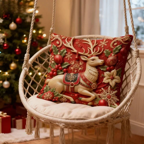 Christmas Best Seller Festive Red Pillow Cover — Add Holiday Cheer to Your Home