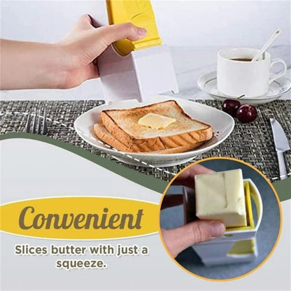 One-Click Butter Slicer Slice Even Butter Cubes Easily