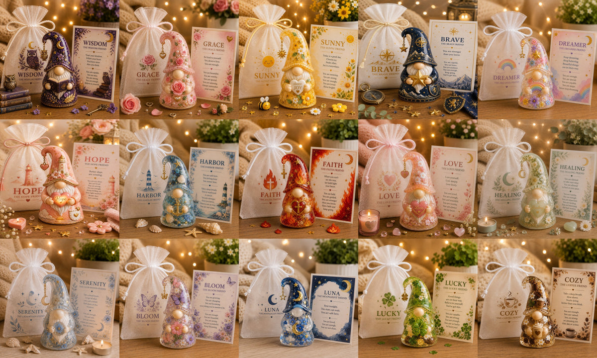Last Day Buy 1 Get 1 Free Emotional Support Gnome Collection