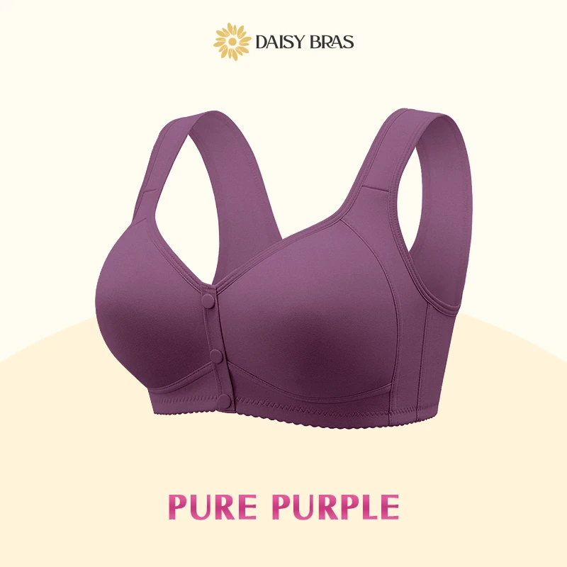 Daisy - Front-Button Wireless Comfort Bra