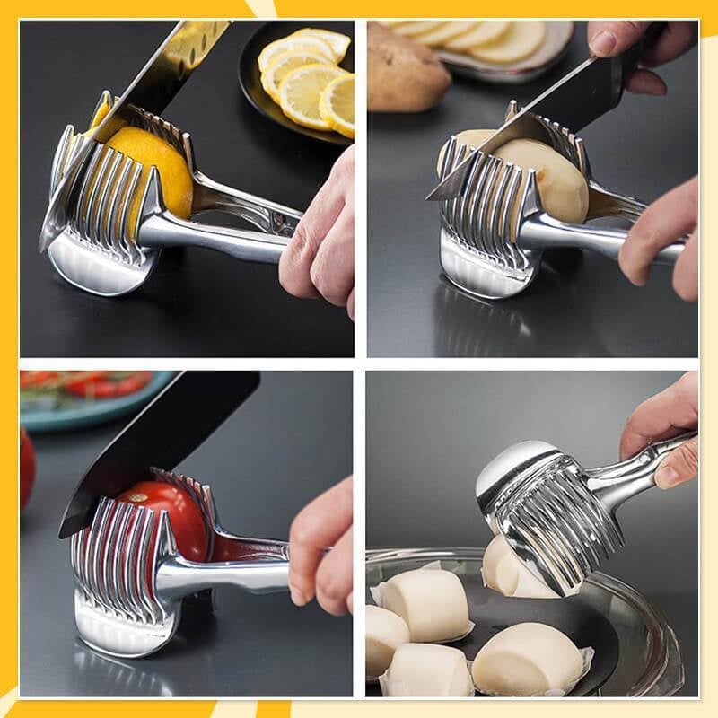 50% OFF TODAY – 2-Pack Stainless Steel Kitchen Slicing Guide