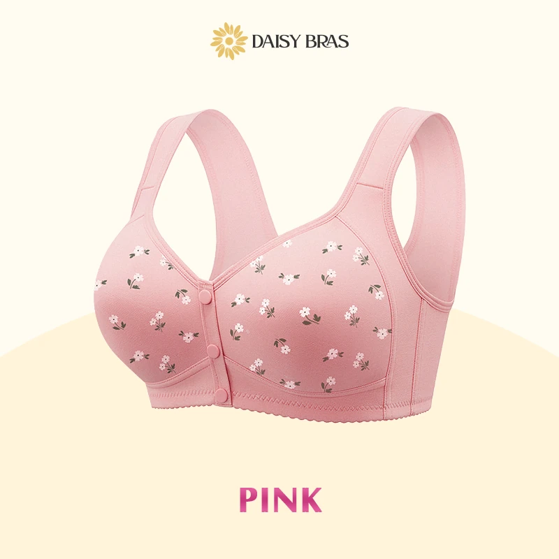 Daisy - Front-Button Wireless Comfort Bra