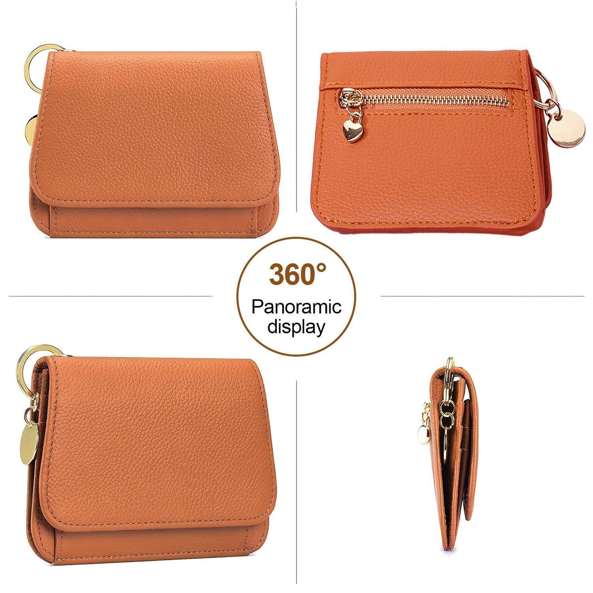 Compact RFID Wallet for Women – Fashionable Card Organizer & Coin Purse