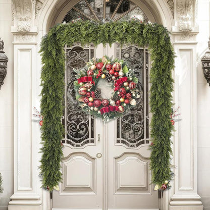 2025 Super Value Se6 FT Artificial Cedar Garlands –Realistic Touch Winter Greenery