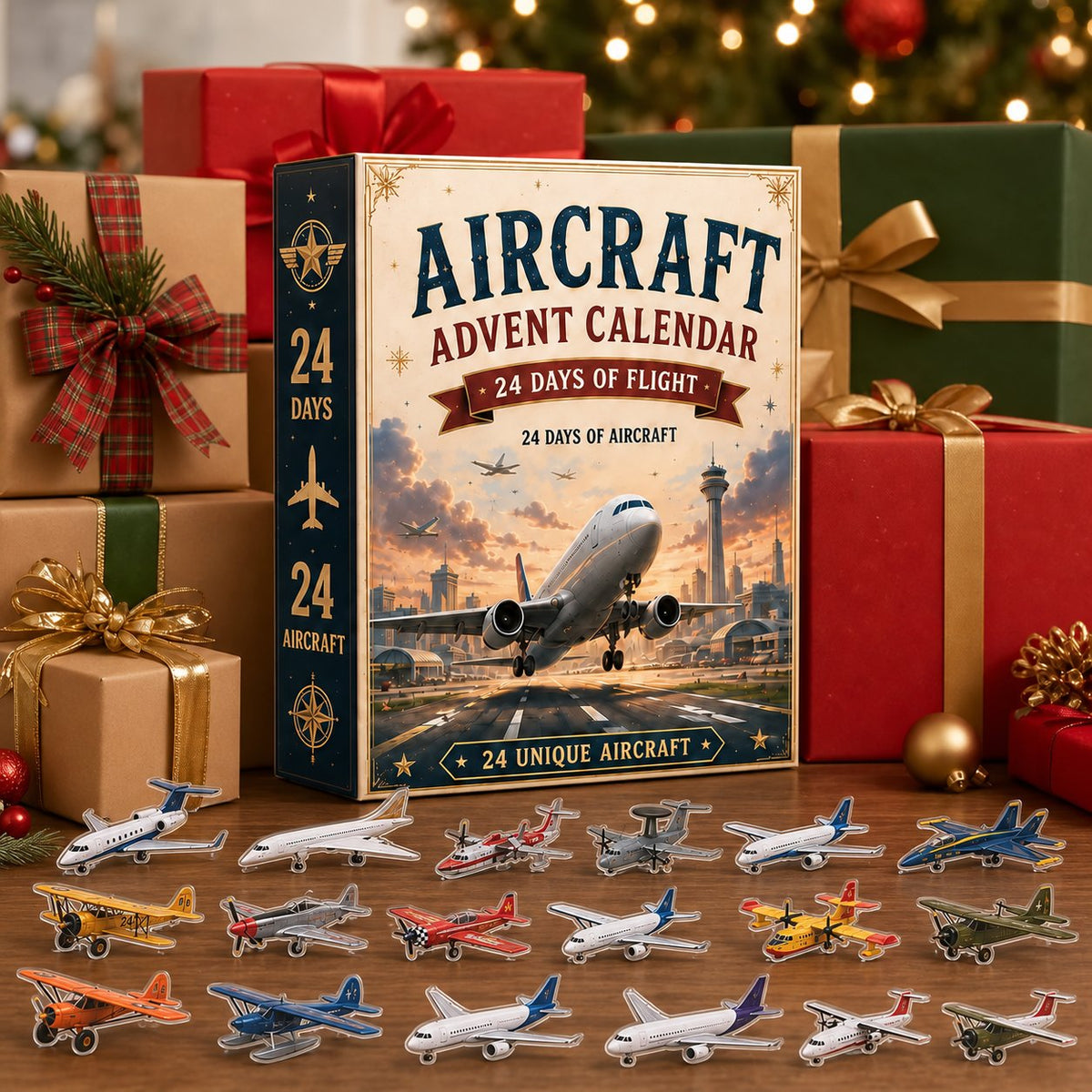 Letzter Tag: 60 % Rabatt – Flugzeug-Adventskalender 2026 | 24 Tage voller Flugspaß mit 24 einzigartigen Miniaturflugzeugen, Jets und Sammlerstücken aus der Luftfahrt
