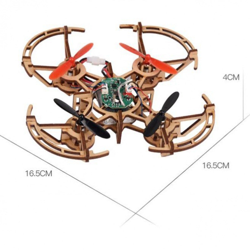 HOT SALE 50%OFF DIY Wooden Drone Building Kit