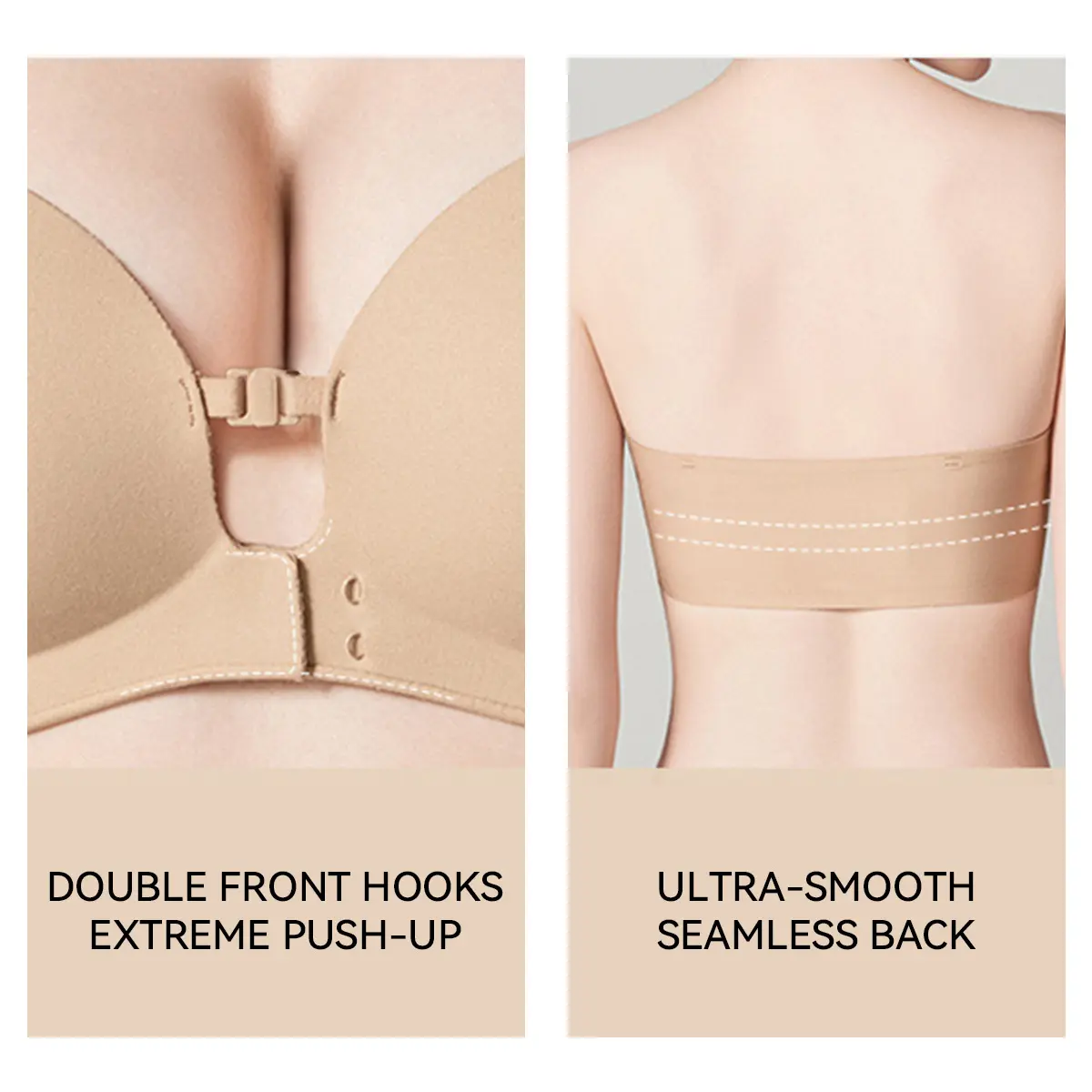 Stay-Put Wireless Strapless Jelly Bra