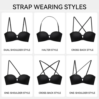Stay-Put Wireless Strapless Jelly Bra