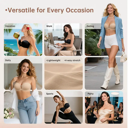 Stay-Put Wireless Strapless Jelly Bra