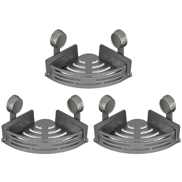 Suction Cup Storage Rack — No Drilling Required, Instantly Adds Storage Space