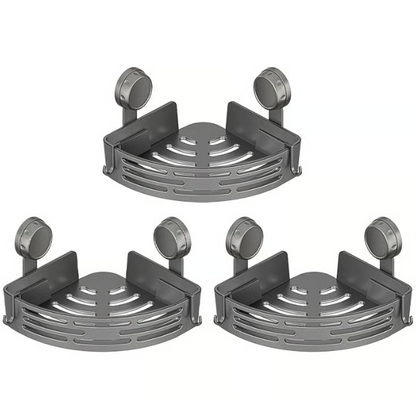 Suction Cup Storage Rack — No Drilling Required, Instantly Adds Storage Space