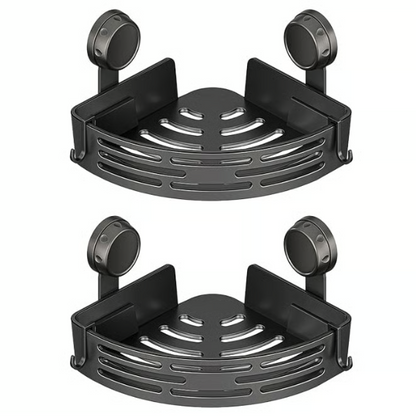 Suction Cup Storage Rack — No Drilling Required, Instantly Adds Storage Space