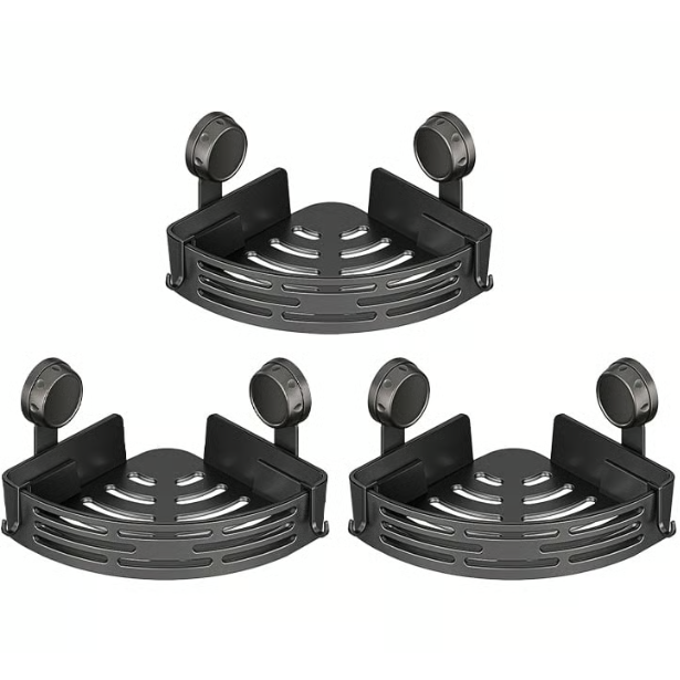 Suction Cup Storage Rack — No Drilling Required, Instantly Adds Storage Space