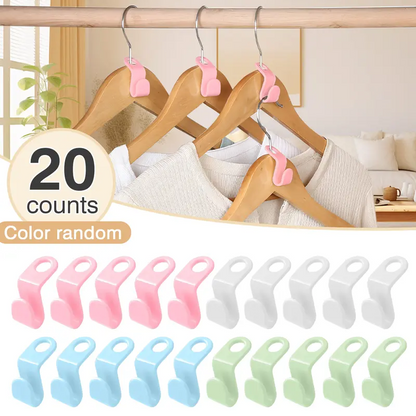 Day Sale 50% OFFSpace Saving Hangers Connector Hooks 20 Counts