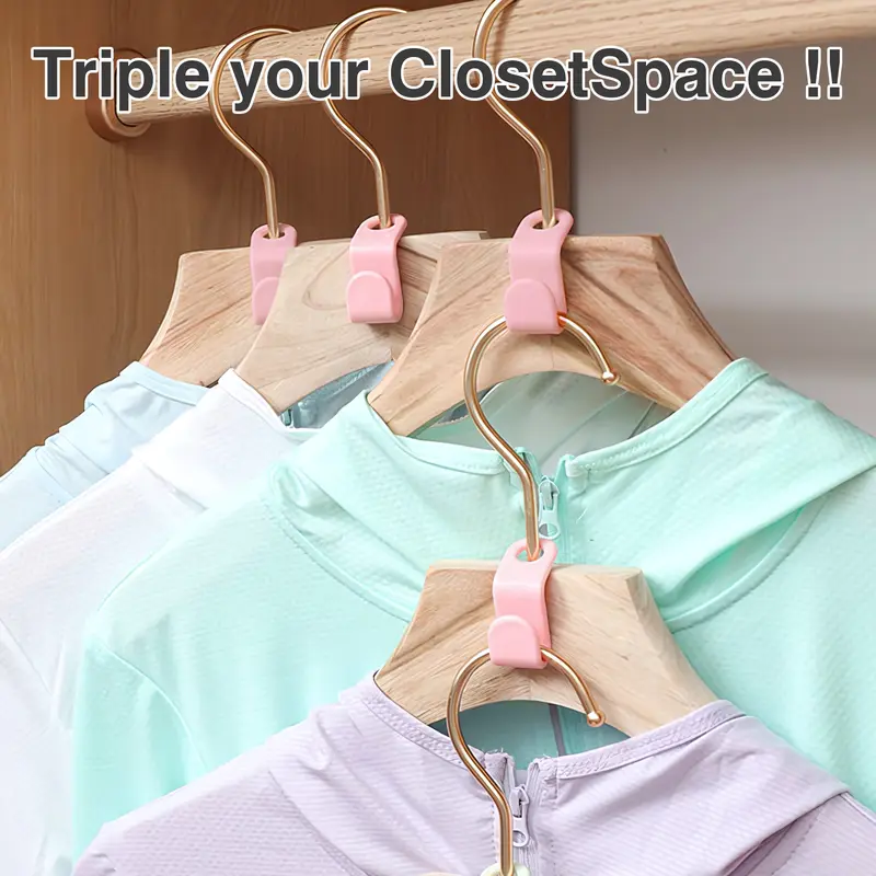 Day Sale 50% OFFSpace Saving Hangers Connector Hooks 20 Counts