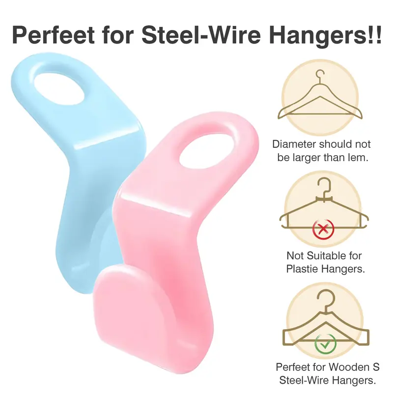 Day Sale 50% OFFSpace Saving Hangers Connector Hooks 20 Counts