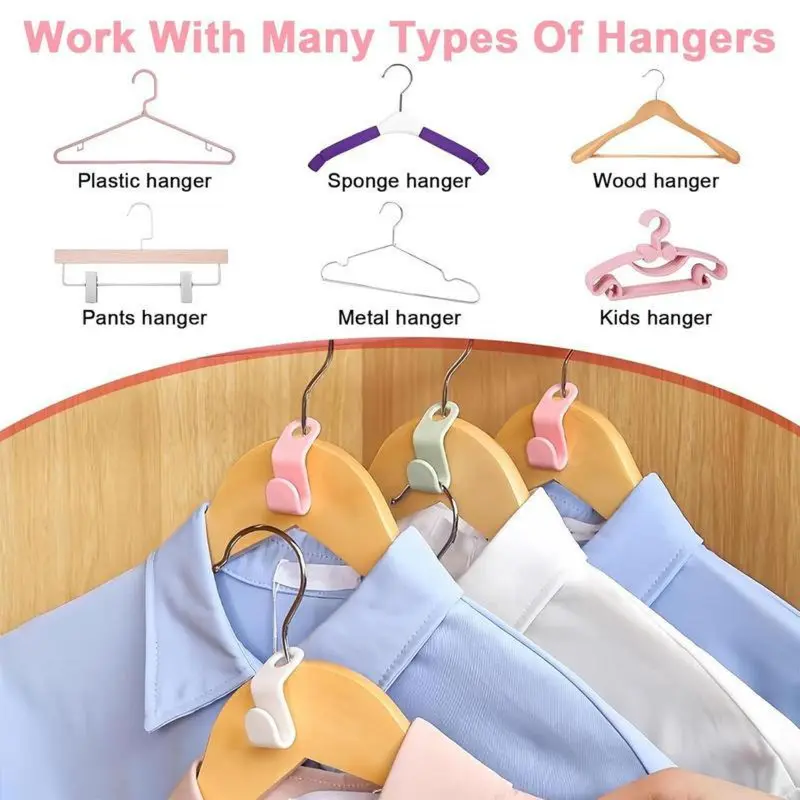 Day Sale 50% OFFSpace Saving Hangers Connector Hooks 20 Counts