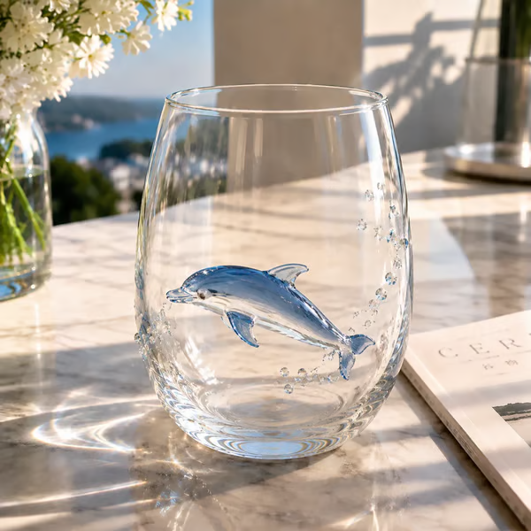 The Perfect Beach House Gift 3D Ocean Animal Artisan Glassware Collection
