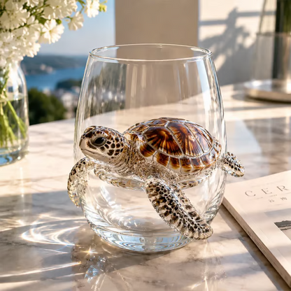 The Perfect Beach House Gift 3D Ocean Animal Artisan Glassware Collection