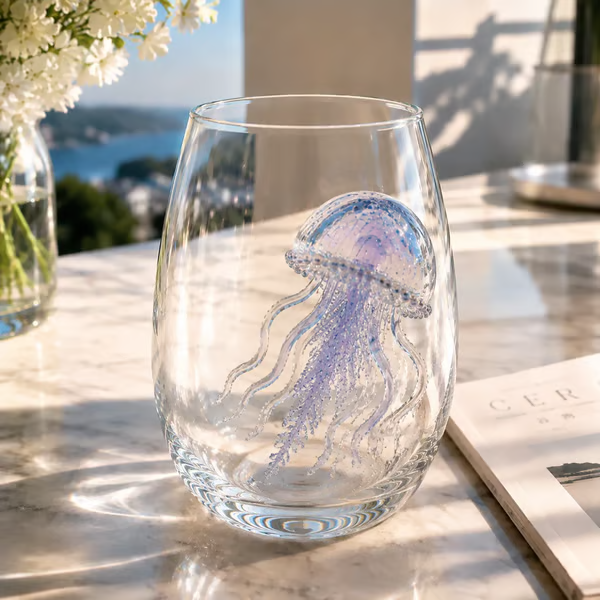The Perfect Beach House Gift 3D Ocean Animal Artisan Glassware Collection