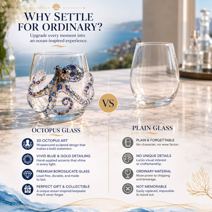 The Perfect Beach House Gift 3D Ocean Animal Artisan Glassware Collection
