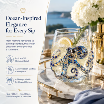 The Perfect Beach House Gift 3D Ocean Animal Artisan Glassware Collection