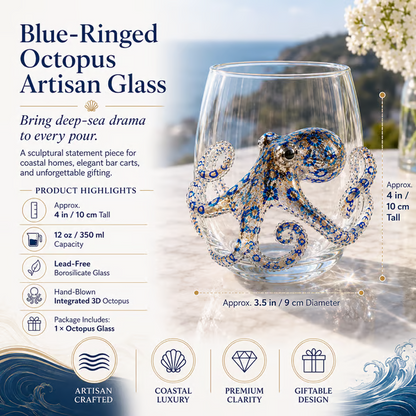 The Perfect Beach House Gift 3D Ocean Animal Artisan Glassware Collection