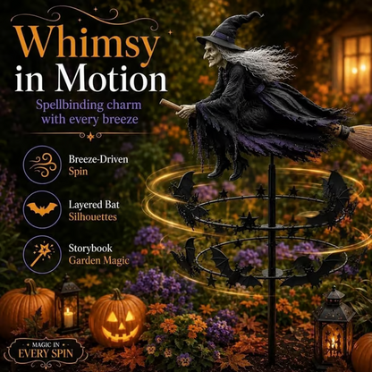 2026 NEW HOT SALE 49% OFF Enchanted Witch Garden Wind Spinner